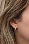 Heliophilia Silver Pendientes de Plata de Ley 925 con Circón